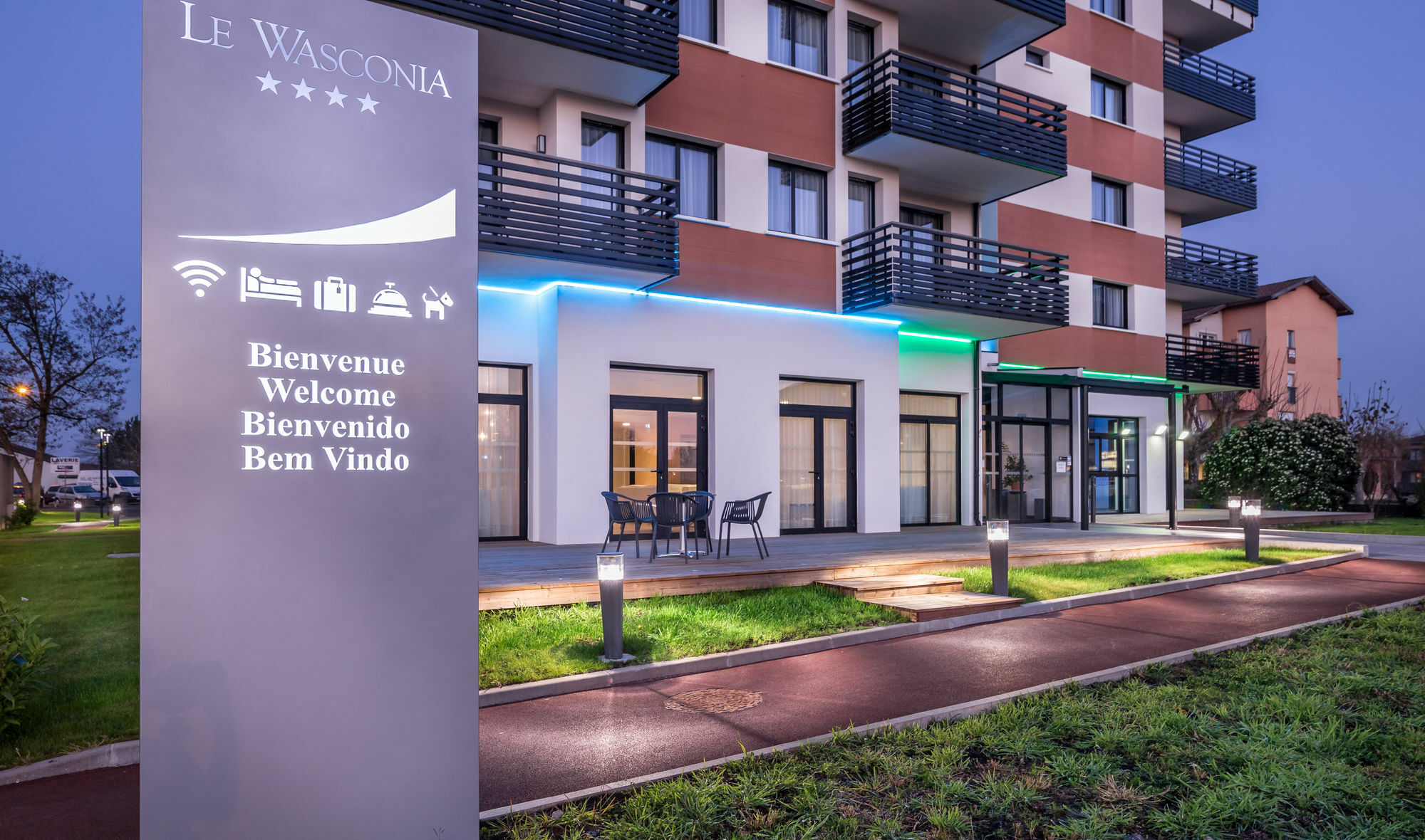 Le Wasconia Appart'Hotel Dax Eksteriør bilde